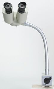 フレキシブル双眼実体顕微鏡s300シリーズ　マグネットベース　8倍 | 顕微鏡 8倍 マグネットベース フレキシブル支柱 伊那市 長野県 信州 (213-02)
