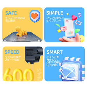 キッズ 3Dプリンター( Kidoodle Mini BoxA1 )プラスチックを思い通りに成形。1300種類の内蔵データですぐに使用可能。進学祝いにも【191-01】