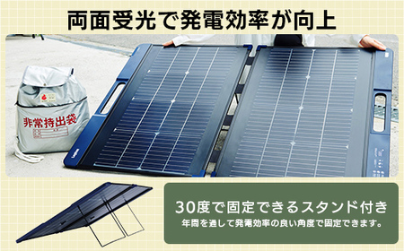 【150-04】ロジテック ポータブル電源用 ソーラーパネル 100W【MPA-SP100DLNV】