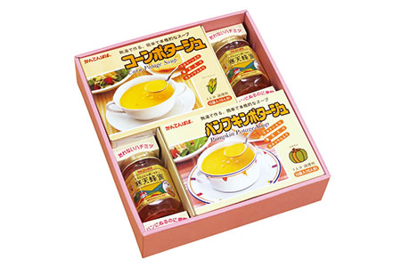 【AB-01】かんてんぱぱ ポタージュ蜂蜜セット