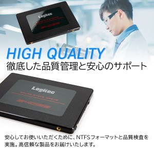【062-02】ロジテック 内蔵SSD 2.5インチ SATA対応 960GB データ移行ソフト付【LMD-SAB960】