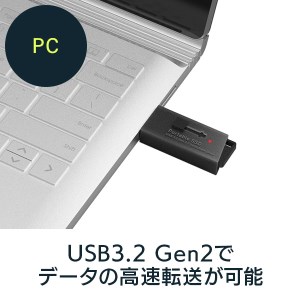 【030-18】ロジテック スティック型　高速SSD　500GB【LMD-SPBH050U3BK】