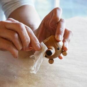 長野県産材 くまのペンダント手作りキッド【1205145】