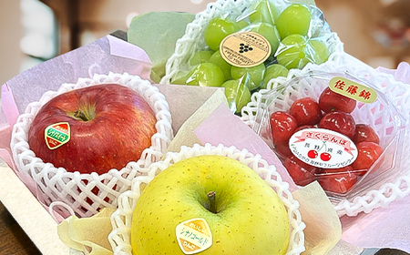 高丘フルーツの長野県産「旬のフルーツ詰め合わせ」(Mサイズ)【配送不可地域：離島】【1408637】