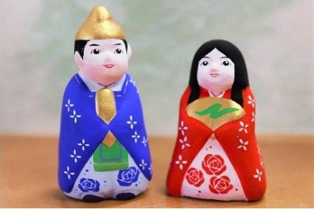 土人形 内裏雛(小)