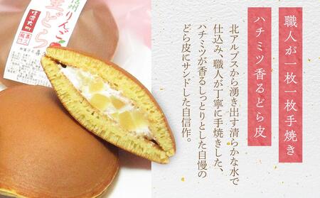 老舗和菓子屋の自信作！信州りんご生どら10個入り   老舗 和菓子 どら焼き  長野県 大町市