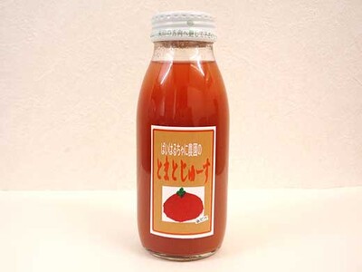 「ばいはるちゃに農園」産 絞りたて100％トマトジュース 10本セット | 手作り 長野 信州