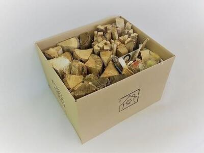 アウトドア グッズ 薪 10kg 4種 ( 焚火用25cm & 細割25cm & 焚付け約500g & 着火剤3個 ) 焚き火 スターター セット 信州薪