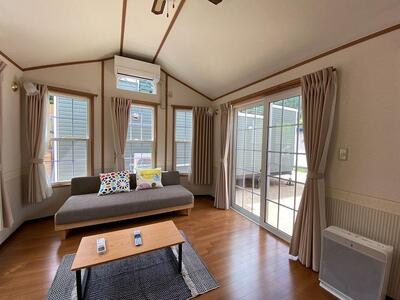 ぽかぽかランド美麻 露天風呂付 トレーラーハウス 宿泊ギフト券 45,000円分 | 旅行 宿泊 キャンプ グランピング アウトドア アルプス 温泉 長野県 大町市