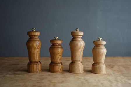 ペッパーミル 4インチ クリ | 職人 手作り 受注生産 オリジナル 天然 木材 料理 食事