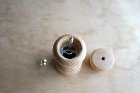 ペッパーミル 4インチ エンジュ | 職人 手作り 受注生産 オリジナル 天然 木材 料理 食事