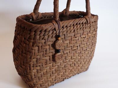純国産 山葡萄かご　商品番号No.3  | 天然素材 かご バッグ