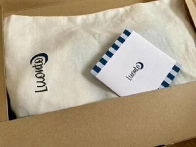 ハンドメイドの湖畔サウナハット | 手作り 帽子 トートバック付き 