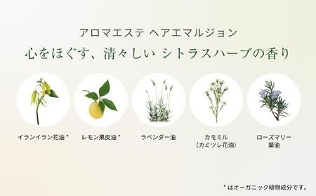 ラ・カスタ アロマエステ ヘアエマルジョン 本体(80ml)＆リフィル（詰め替え）(140ml) セット | ラカスタ La CASTA ヘアケア シャンプー リンス コンディショナー