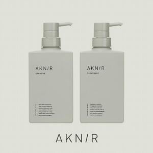 AKNIR（アクニー）薬用ヘアシャンプー＆ヘアトリートメントセット（各300ml）｜ ブランド ヘアケア シャンプー トリートメント リンス コンディショナー  長野 信州