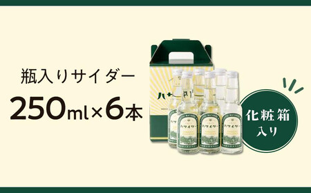 炭酸飲料 サイダー セット 6本 × 250ml ハサイダー 箱入り
