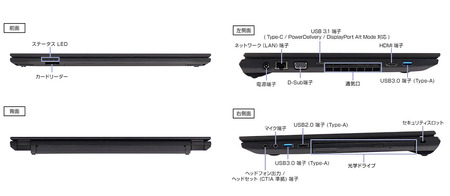 マウスコンピューター 15.6型 ノートパソコン Corei3 16GB 128GB｢made in 飯山｣ (1692)