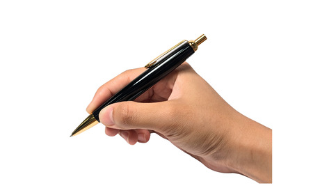 伝統工芸 「漆塗りのボールペン」 （黒） （Aa-003）