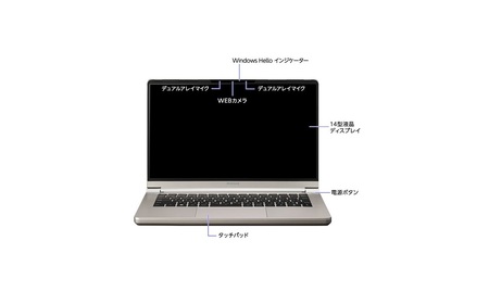 【ふるなび限定】マウスコンピューター 14型 Corei7搭載 シャンパンゴールドノートパソコン「made in 飯山」(1684)