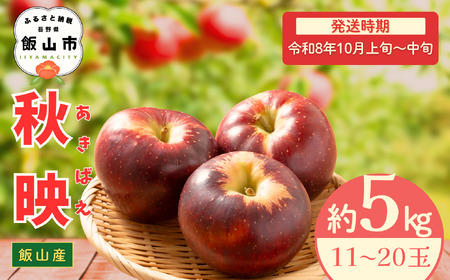 【秋映】りんご 約5kg（11～20玉）2026年10月上旬より発送_先行予約 | リンゴ At-009