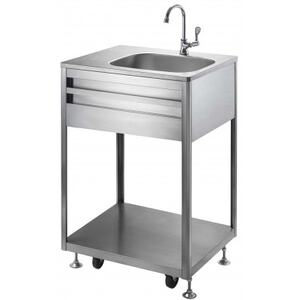 屋外キッチン IN＆OUT シンクワゴン(水栓付き)_雑貨・日用品  キッチン用品   雑貨・日用品 アウトドア用品 スポーツ・アウトドア用品 _【1437908】