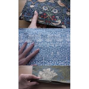 Fabric by ベストオブモリス カバー＆クッション 45cm角 Iセット(ピンパネル)【1460896】