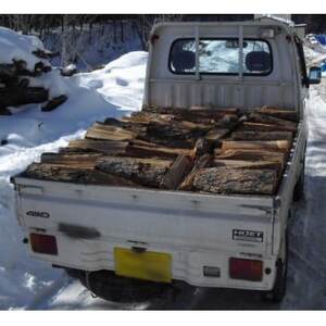 ナラ 玉切り 35cm～40cm 未乾燥 軽トラ 一台 薪