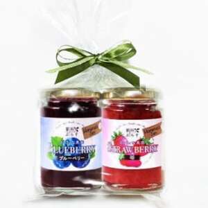 信州蓼科高原産果実の手作りジャム(プレザーブスタイル) ブルーベリー・いちご 140g×各1個/BS_惣菜・加工品 ジャム 缶詰・瓶詰 _【1466091】