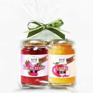 信州蓼科高原産果実の手作りジャム(プレザーブスタイル) いちご・りんご 140g×各1個/SA_惣菜・加工品 ジャム 缶詰・瓶詰 _【1466093】