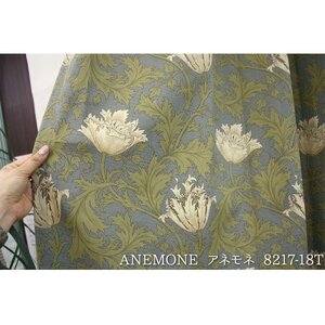 厚地カーテン アネモネ(18T) 幅100×丈135cm×2枚　Fabric by ベストオブモリス【1482576】