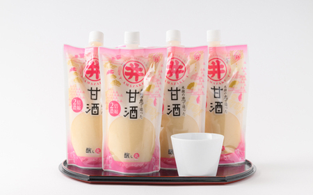 信州の味噌屋がつくった米麹甘酒(2倍濃縮) 500g×4本_酒・アルコール 甘酒  _【1576476】