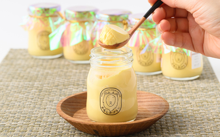 八ヶ岳育ちのたまごと牛乳 かもしかプリン プレーン(90ml×6個)_菓子・スイーツ プリン  _【配送不可地域：離島】【1576516】