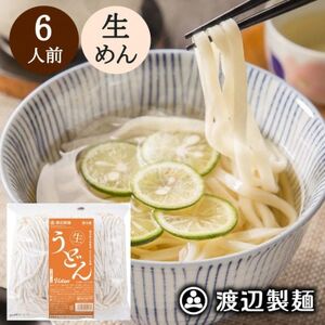 生うどん 渡辺製麺 6人前 1.1kg 国産小麦使用 冷蔵品 信州八ヶ岳よりお届け【配送不可地域：離島】【1592335】