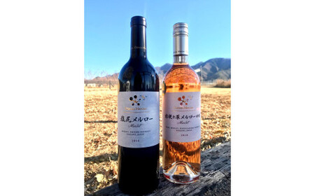 シャトー・メルシャン塩尻メルローと桔梗ケ原ロゼのセット