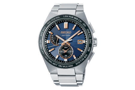 SEIKO アストロン SBXY053（ソーラー電波）［6079554］【高精度　セシウム原子時計　ソーラー電波モデル　標準電波　受信　時刻修正　光エネルギー　電気エネルギー　1969年　セイコー 長野県 塩尻市 】