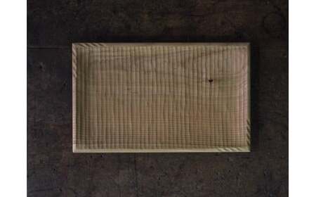 長野県産山桜の長角皿≪発送時期：受注後、約4ヶ月ほどで出荷予定≫ 