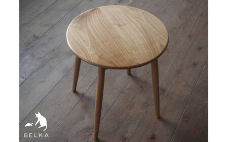 国産山桜のサイドテーブル≪出荷時期：受注後、約4ヶ月で出荷予定≫ | 家具 かぐ サイドテーブル 円形 サイド テーブル 長野県 塩尻市