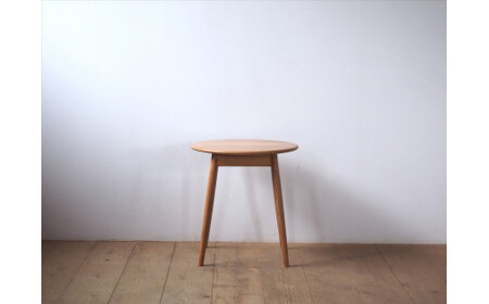 国産山桜のサイドテーブル≪出荷時期：受注後、約4ヶ月で出荷予定≫ | 家具 かぐ サイドテーブル 円形 サイド テーブル 長野県 塩尻市