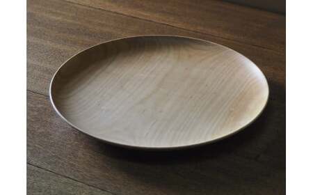 長野県産山桜の9寸皿≪出荷時期：受注後、約4ヶ月程で出荷予定≫ 