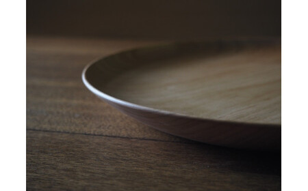 長野県産山桜の9寸皿≪出荷時期：受注後、約4ヶ月程で出荷予定≫ 