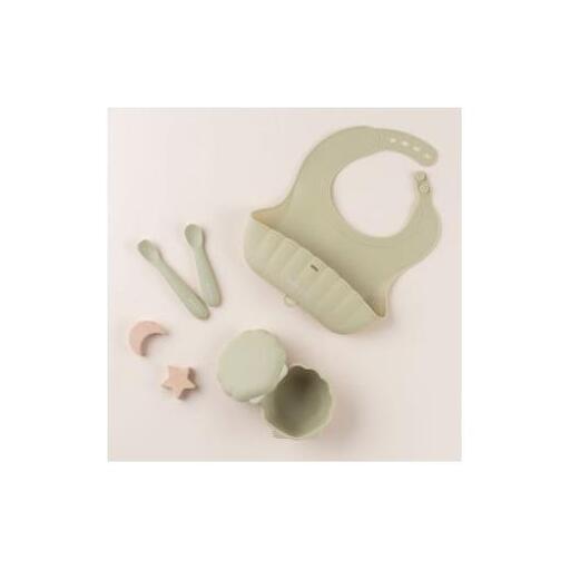ベビー食器 4点セット（シーウィードグリーン） | kerata 赤ちゃん ベビー 日用品 食器 ベビー食器 マタニティ 長野県 塩尻市