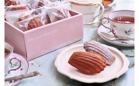 信州りんご蜜を使用したマドレーヌ２種類詰合せ（8個）| マドレーヌ 焼き菓子 詰合せ ギフト スイーツ りんご蜜 はちみつ 蜂蜜 フランス菓子 塩尻市 長野県