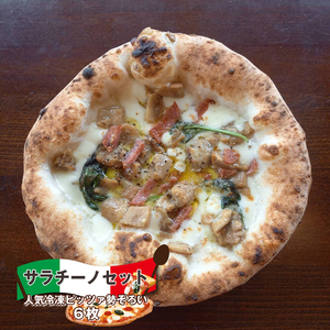 サラチーノセット (人気冷凍ピッツァ勢ぞろい 6枚) ピザ チーズ 食べ比べ  | ピザ  冷凍ピザ 長野県 佐久市
