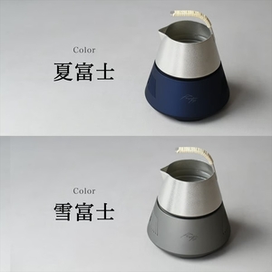 hiyakan fuji 夏富士ブルー【 日本酒器 錫酒器 熱燗 冷酒 能作 工芸 酒かん器 酒燗 錫 錫器 信州 長野県 佐久 】