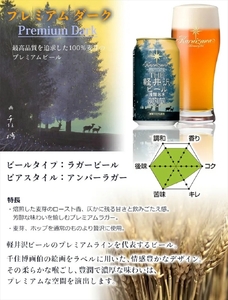 24缶〈プレミアム・ダーク〉 THE軽井沢ビール  クラフトビール 地ビール  信州 ご当地 お取り寄せ