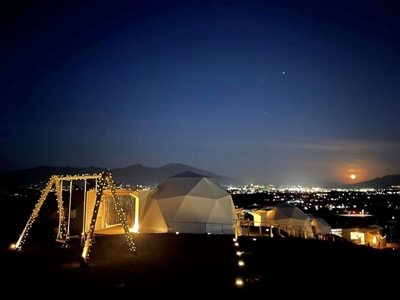 温泉付きグランピング のぞみ グランピング & スパ 佐久× 軽井沢 宿泊補助券 (90,000円分) | グランピング 長野県 佐久市 