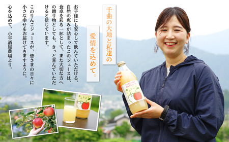 りんごジュース(ふじ) ストレート果汁100% 1000ml×6本|りんごジュース