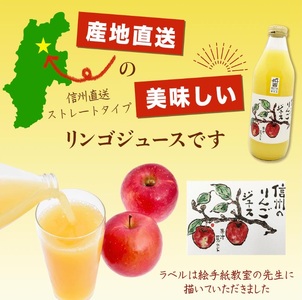 信州 サンふじ りんごジュース 100％ 3本セット | 飲料 果物 フルーツ りんご リンゴ ジュース サンふじ 信州 果汁100％ 3本セット ストレート 特産品 千曲市 長野県