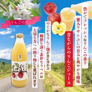 信州 サンふじ りんごジュース 100％ 3本セット | 飲料 果物 フルーツ りんご リンゴ ジュース サンふじ 信州 果汁100％ 3本セット ストレート 特産品 千曲市 長野県