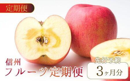 【2026年先行予約】【定期便3回】 シャインマスカット 2~3房(約1~1.2kg)/１回 信州りんごの詰合せ 約3kg(8~11玉)/1回 サンふじ 約5kg(10~18玉)1回 | シャインマスカット